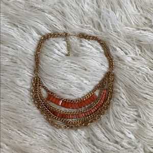 Gold chunky necklace